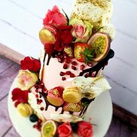 Flower Drip Cake