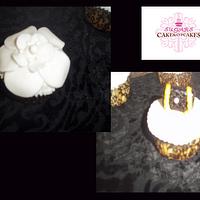 Chanel bag cake, Chanel inspired cupcakes and LV cookies