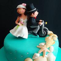 Sea Wedding Cake