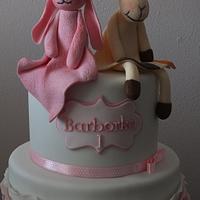 cake for a little girl to one year
