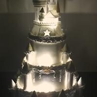 Cinderella Castle Wedding Cake