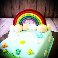 Pooh & Tiger 1st Birthday Cake