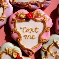Conversation Hearts Mini Cookies