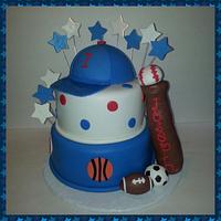 First Birthday Sports Cake