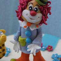 Cake with clown