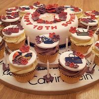 Shoes & Handbags 18th Birthday Cake & Cupcakes