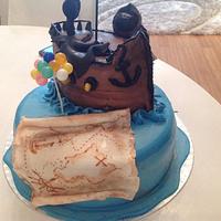 Pirate themed cake