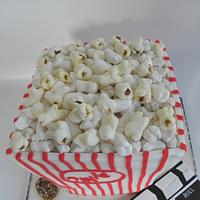 popcorn movie cake
