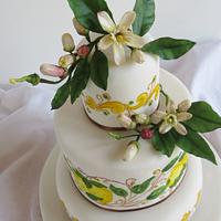 “Scent of Sicily” Wedding Cake