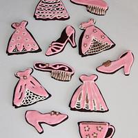 Pink & Brown Cookies