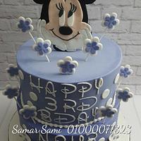 Purple Minnie Mouse Cake