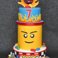 Lego Hot Wheels Cake