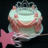 fake princess cake