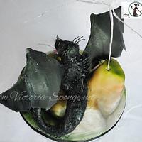 Skrill Dragon cake
