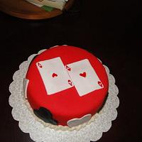 Card inspired cake