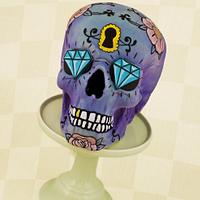 Solid Chocolate Purple Skull