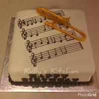 Trombone cake