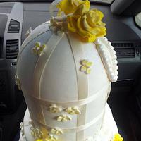 Bird Cage wedding Cake