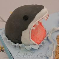 "We're going to need a bugger bus" camper van/Jaws cake
