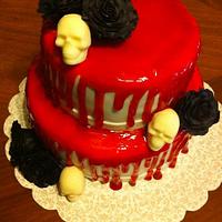 Bloody Halloween Cake