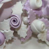 Violet Wedding Cake