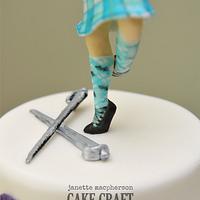 Highland Dancer Cake