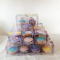 Butterfly & Flower Cupcakes