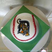 Detroit Tigers Baseball cake