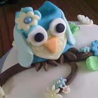 Owl cake made for my daughters 13th Birthday