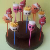 Moshi Monsters Cake Pops