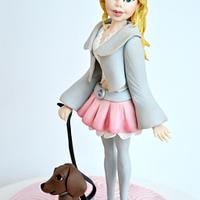 Barbie with a dog