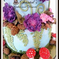 Woodland "Not So Fairy" Birthday Cake