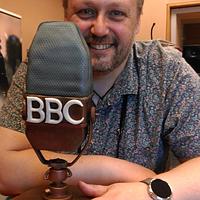 BBC Microphone cake