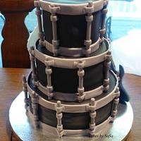 drums cake 
