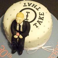 "Take That" Birthday cake 
