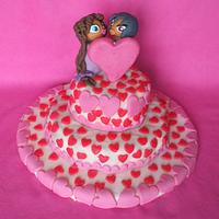 San Valentine's cake