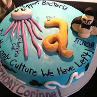 Microbiology Birthday Cake