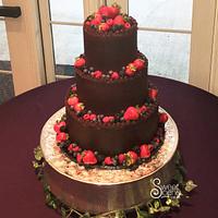 Ganache Wedding Cake