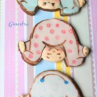 Baby shower ideas - cookie decorated