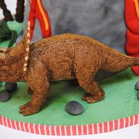 prehistoric times cake