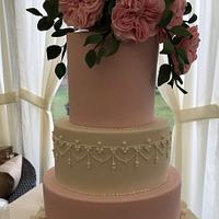 Ruffles wedding cake