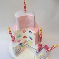 Happy birthday girlss cake