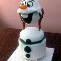 Olaf Cake
