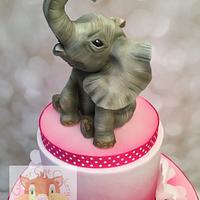 Elephant model cake