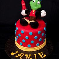 Jiminy Cricket cake