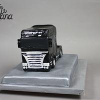 3D truck cake