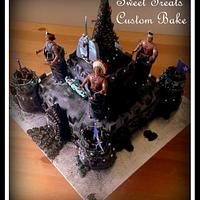 A Birthday Castle Cake..