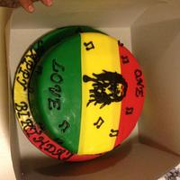 Bob Marley Birthday cake