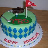 Golf Birthday Cake