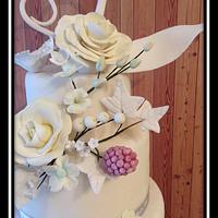 Flowers Wedding Cake